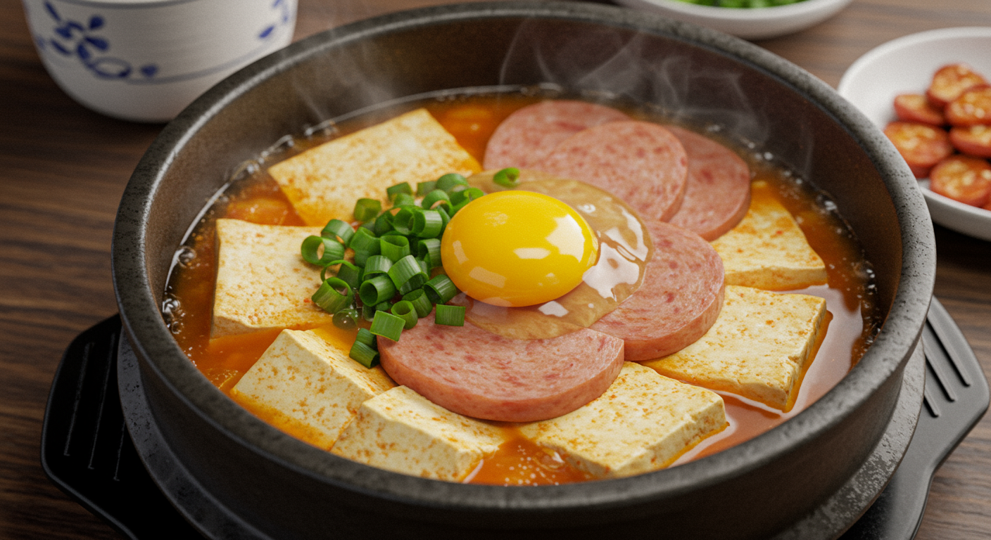 스팸 순두부찌개, 어떤 음식일까요?