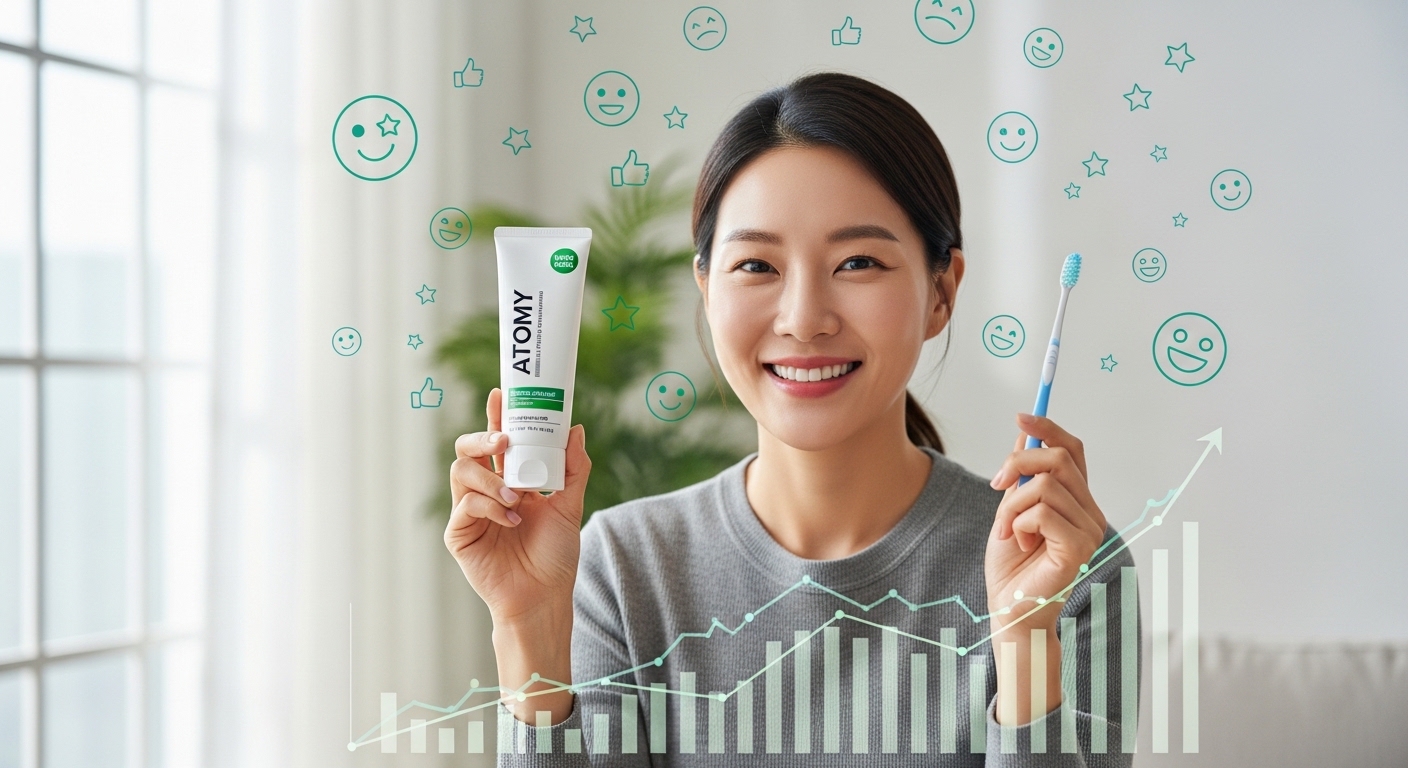 애터미 치약, 얼마나 많은 사랑을 받았을까요?