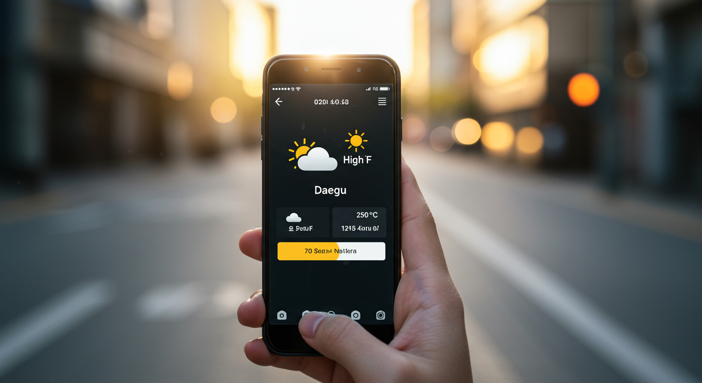대구 날씨, 왜 정확한 정보가 중요할까요?