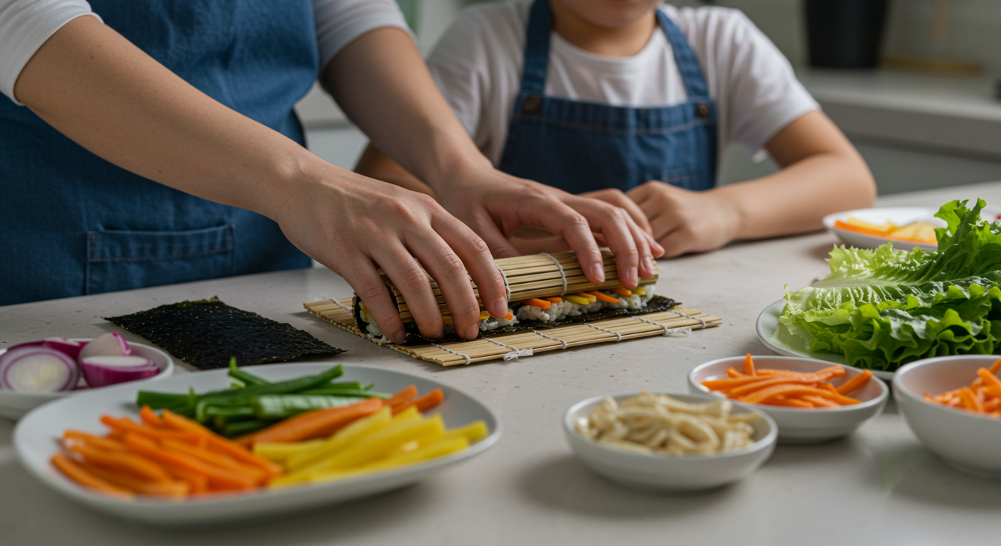 집에서 만드는 참치 김밥 (준비물과 레시피)
