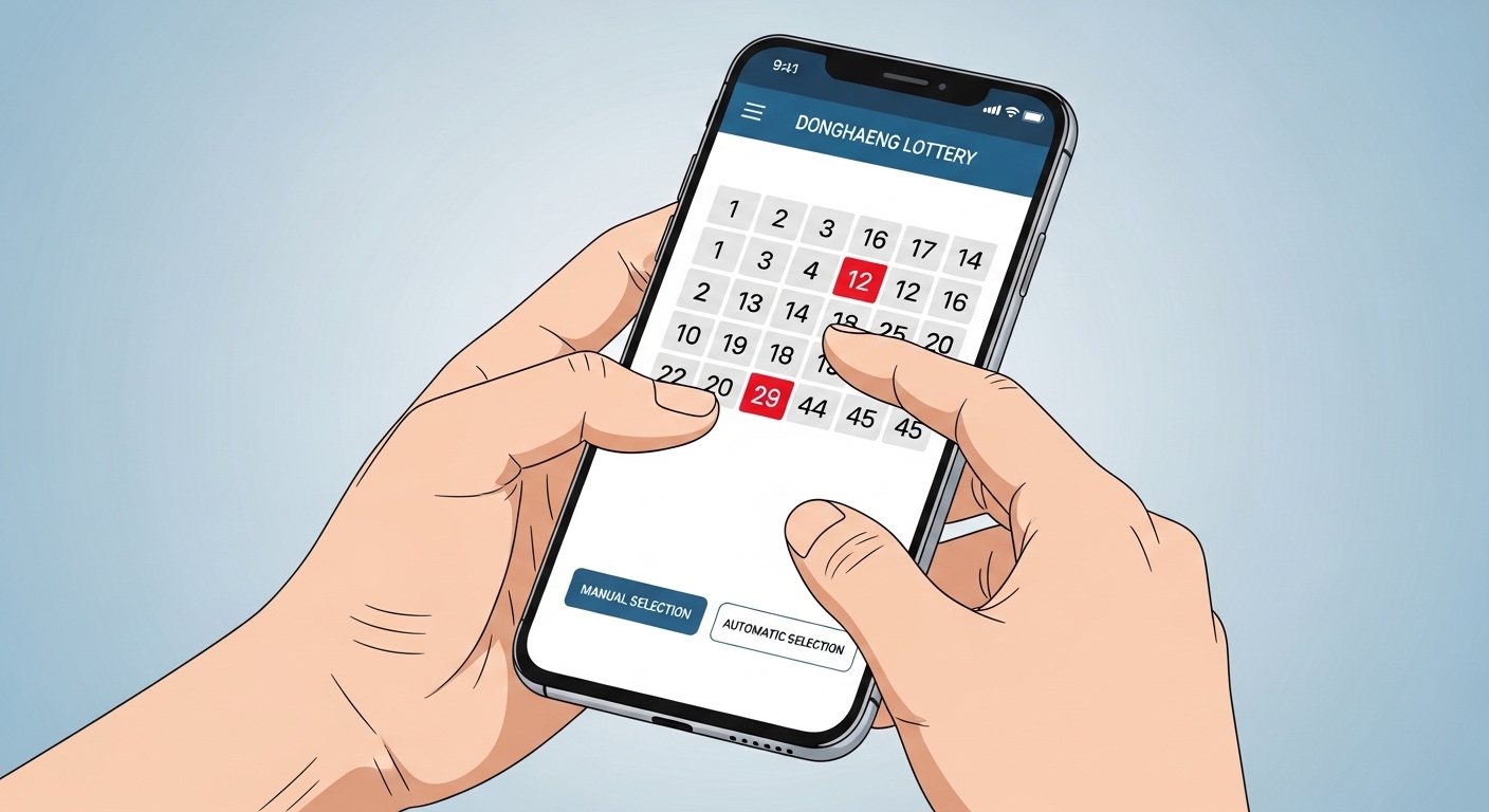 로또 번호 선택부터 구매 완료까지! 쉽고 빠른 단계
