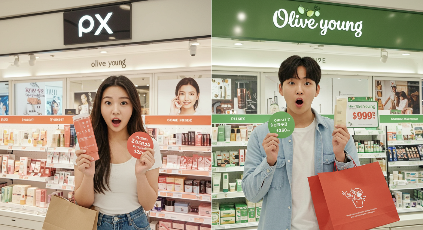 PX 화장품, 올리브영보다 왜 싸죠? 💰