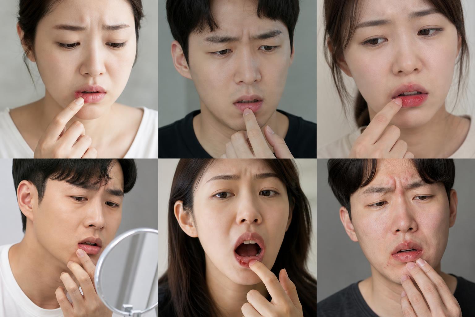 입술헤르페스와 일반적인 입술질환의 구별