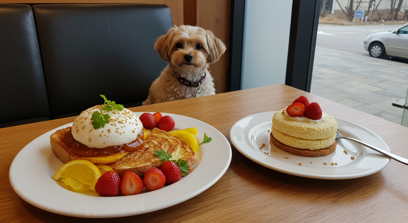 반려견과 함께 즐기는 브런치 & 디저트 카페