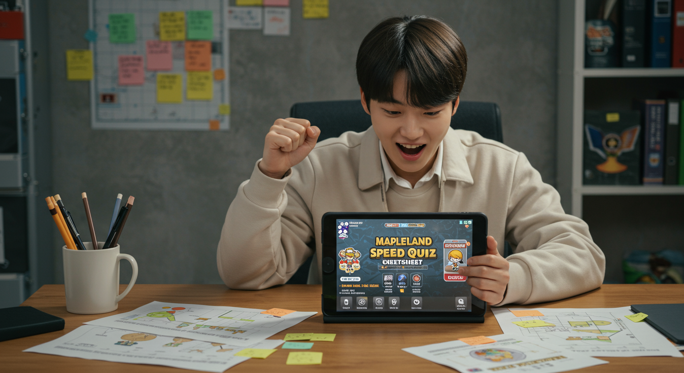 만점 가즈아! 메이플랜드 스피드퀴즈 족보 활용 전략