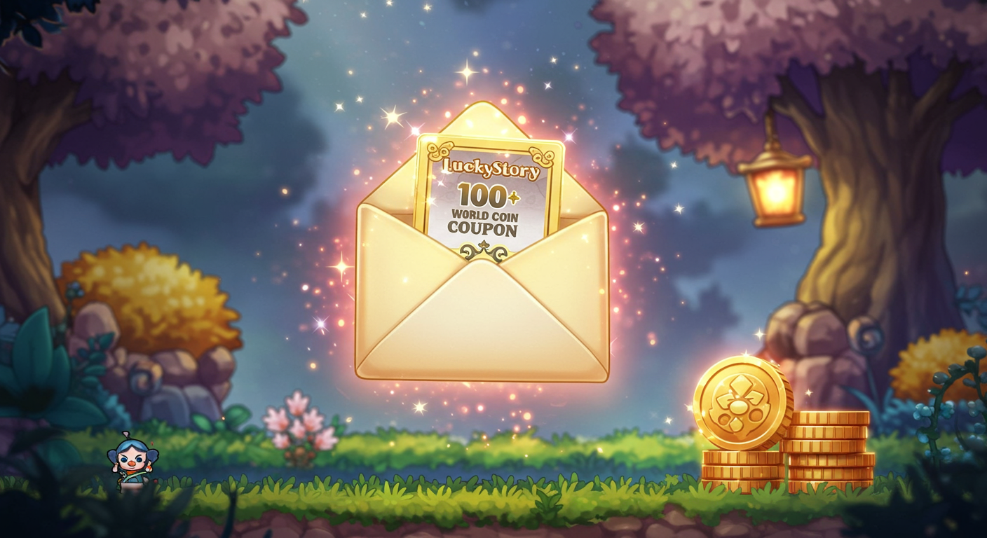 특별 보너스! 행운의 편지와 월드코인 쿠폰 획득법