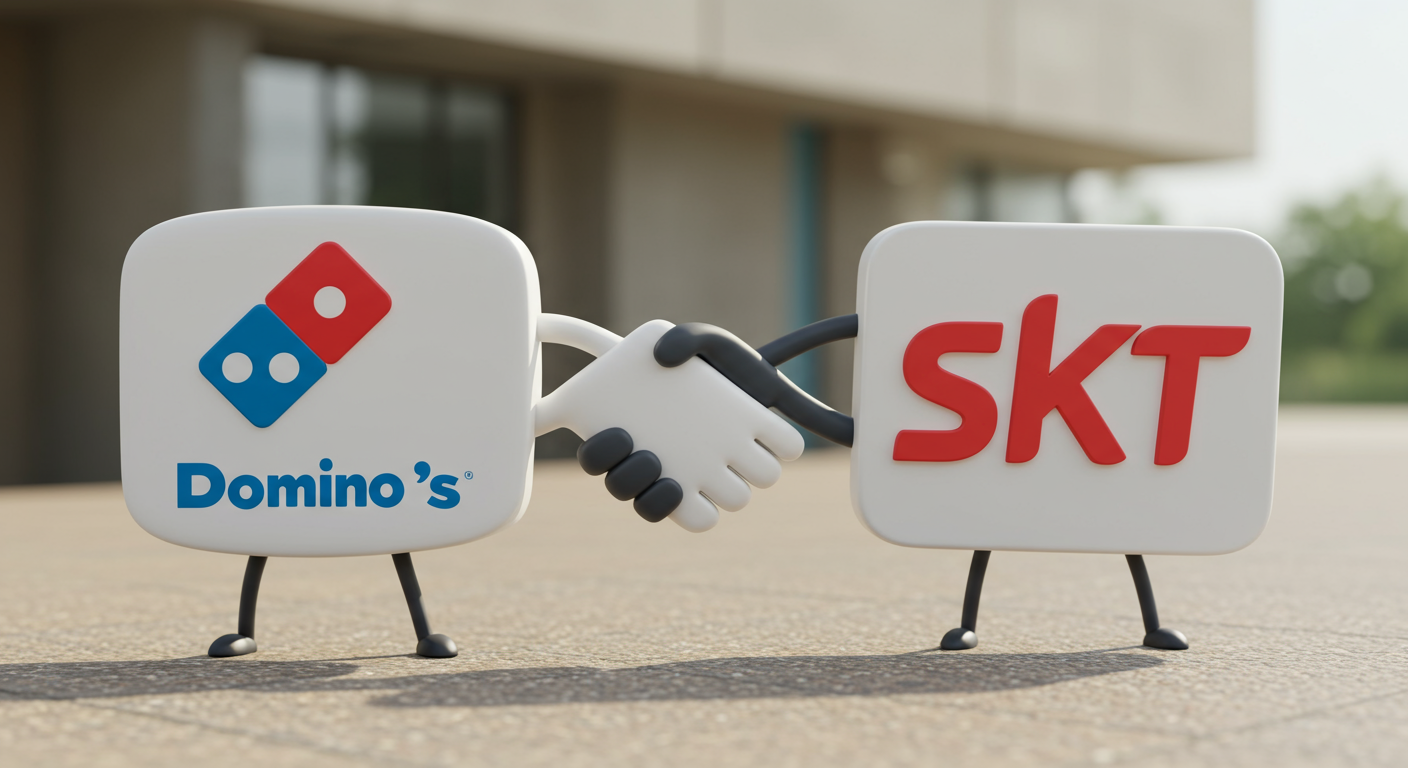 도미노피자와 SKT, 왜 손을 잡았을까요?