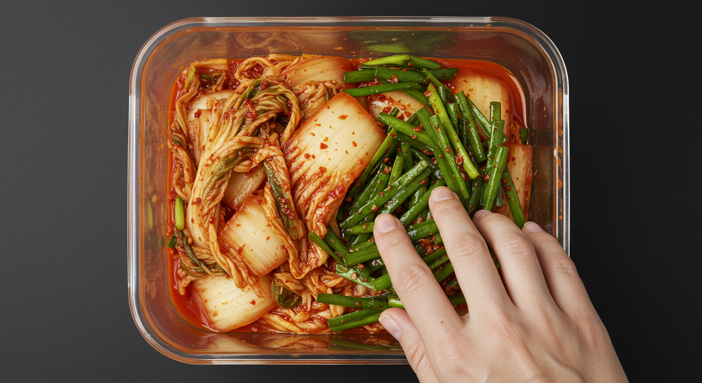 쪽파에 양념 옷 입히고 맛있게 발효시키는 법 ✨