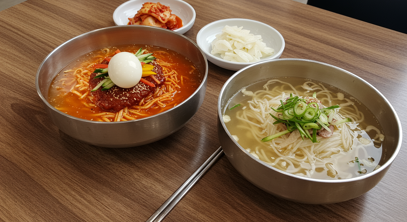 망향 비빔국수, 어떤 메뉴를 맛볼 수 있나요?