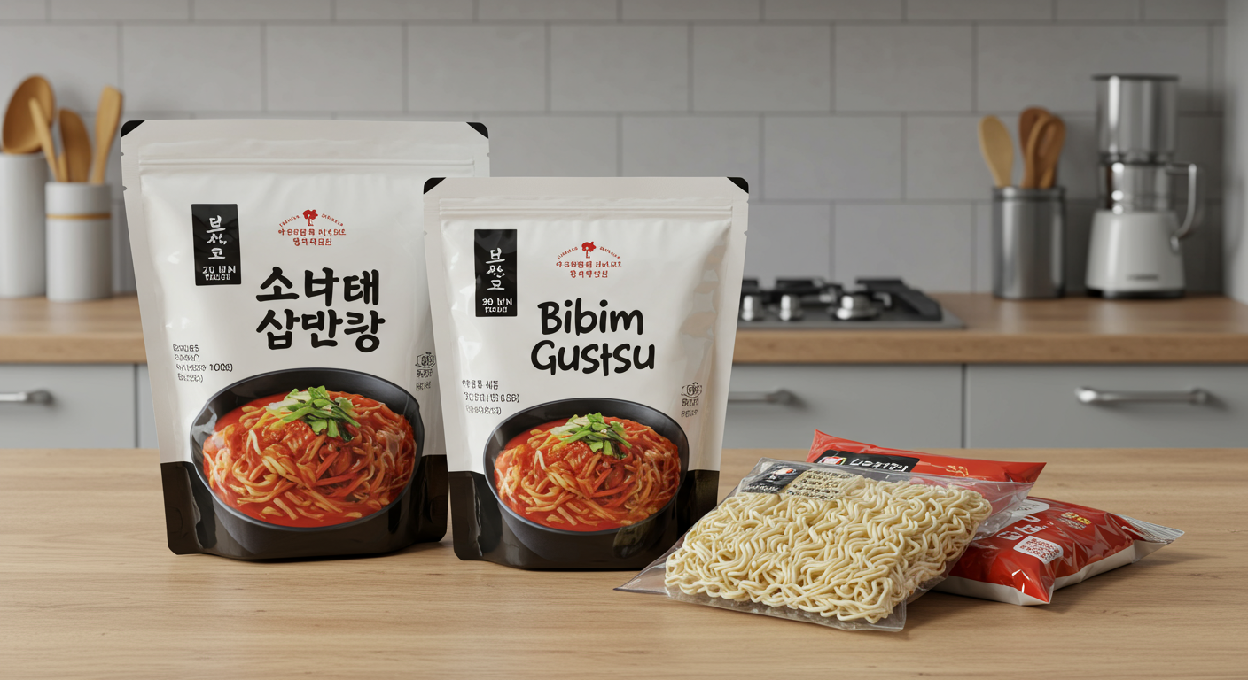집에서도 즐기는 망향 비빔국수! 포장 방법 알아봐요
