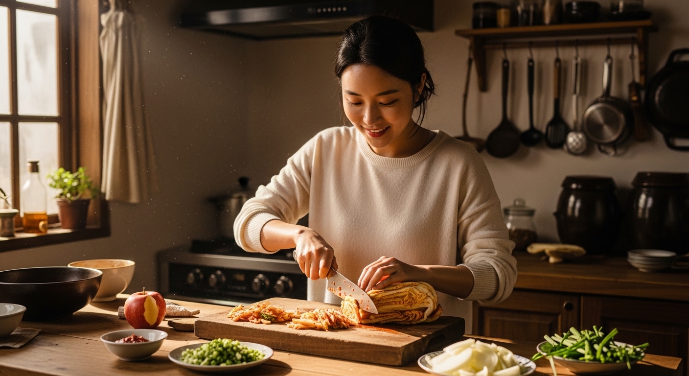김치와 채소, 어떻게 준비할까요?