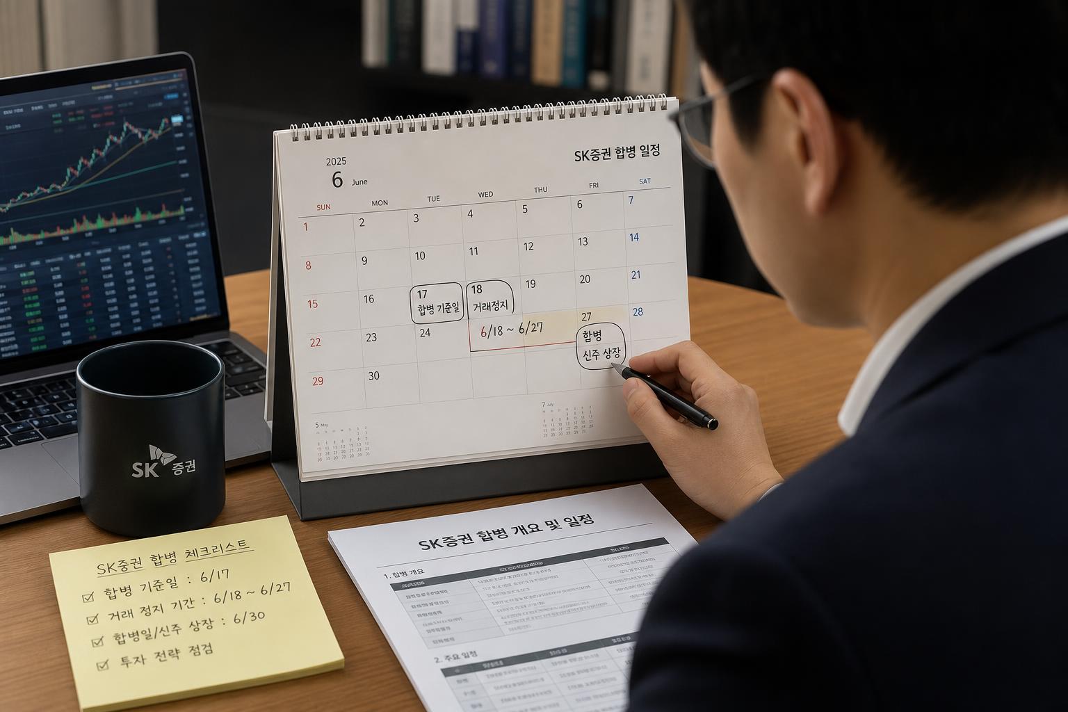SK증권 주식 병합 주요 일정 총정리