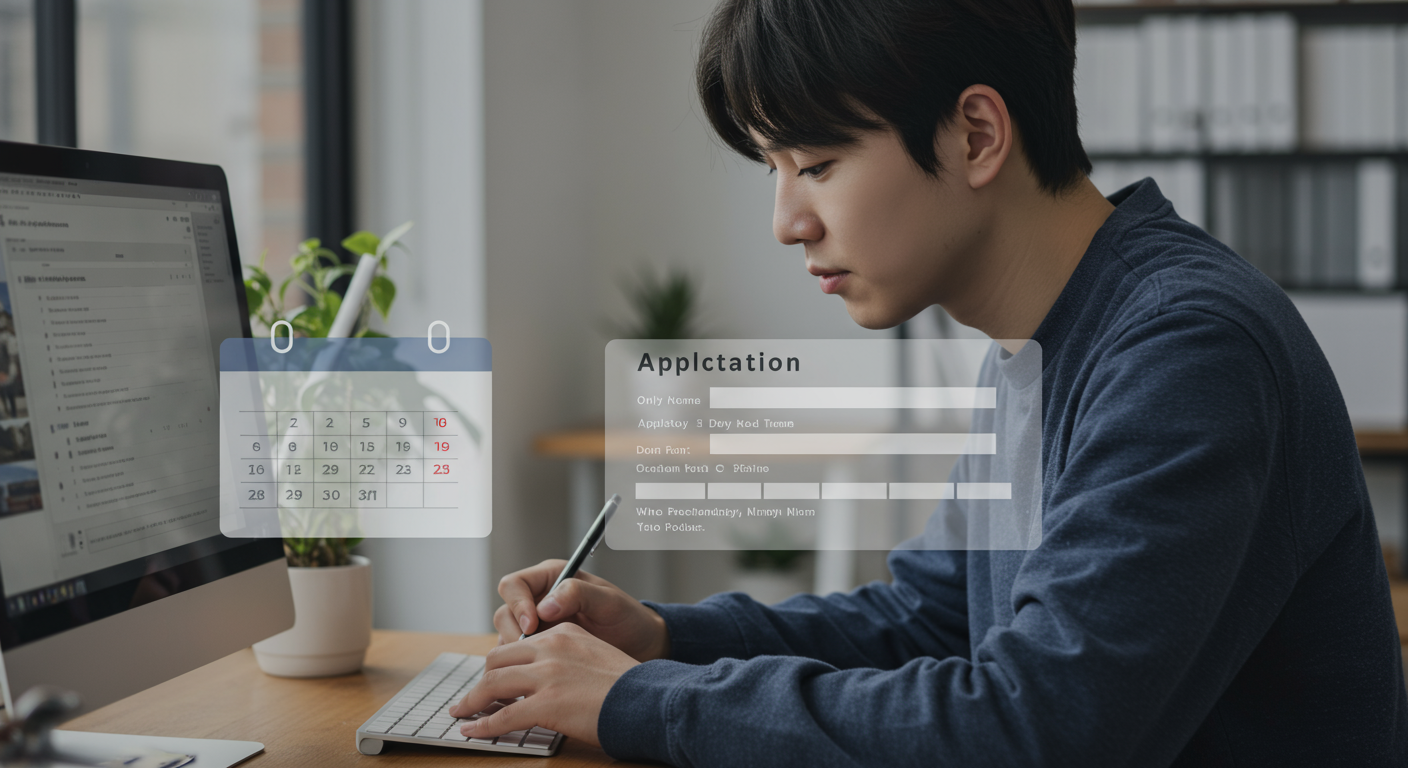 신청 기간과 방법, 헷갈리지 마세요! 🗓️