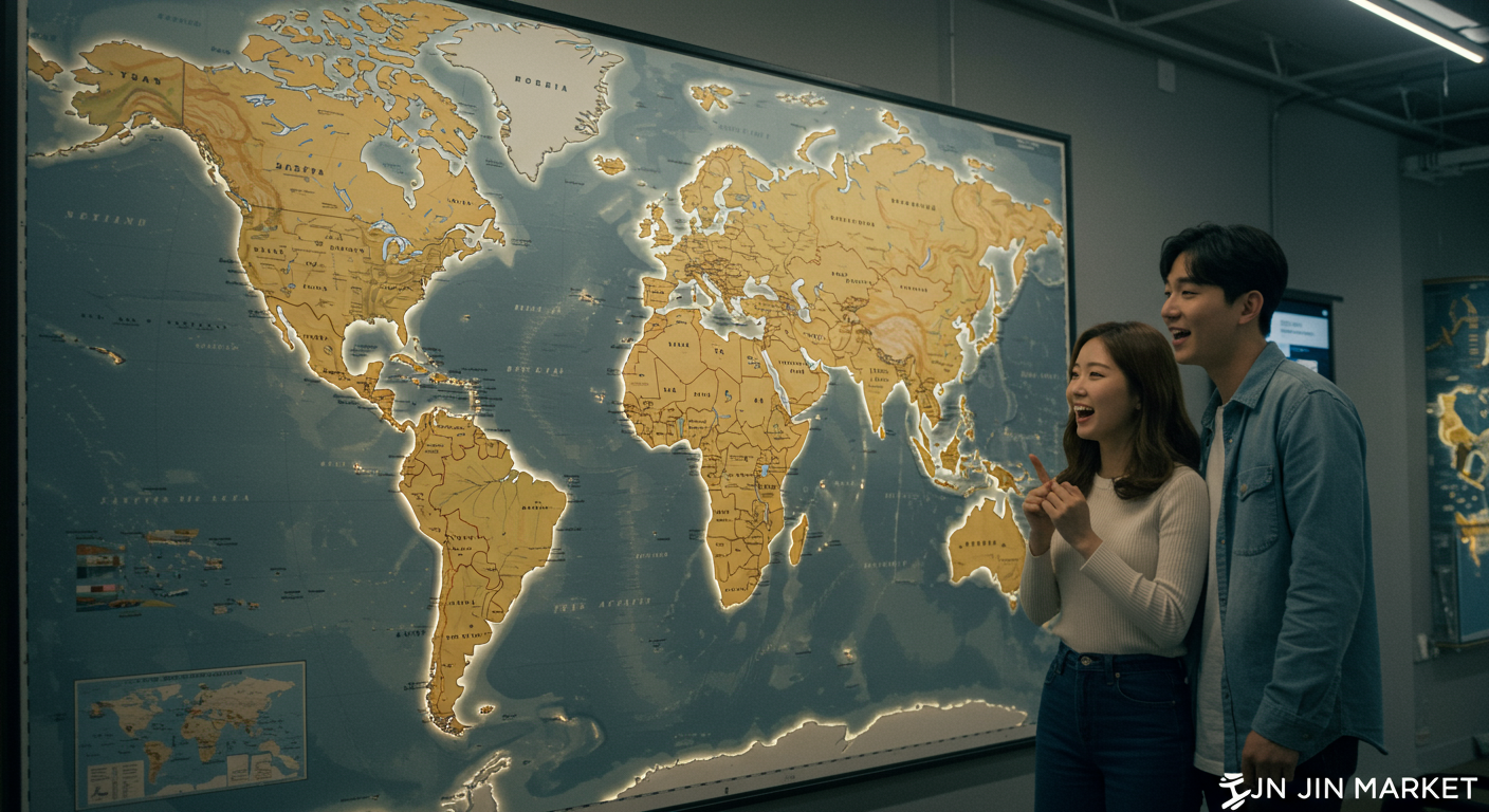 🌍 진마켓으로 떠나는 여행, 어디든 갈 수 있어요!