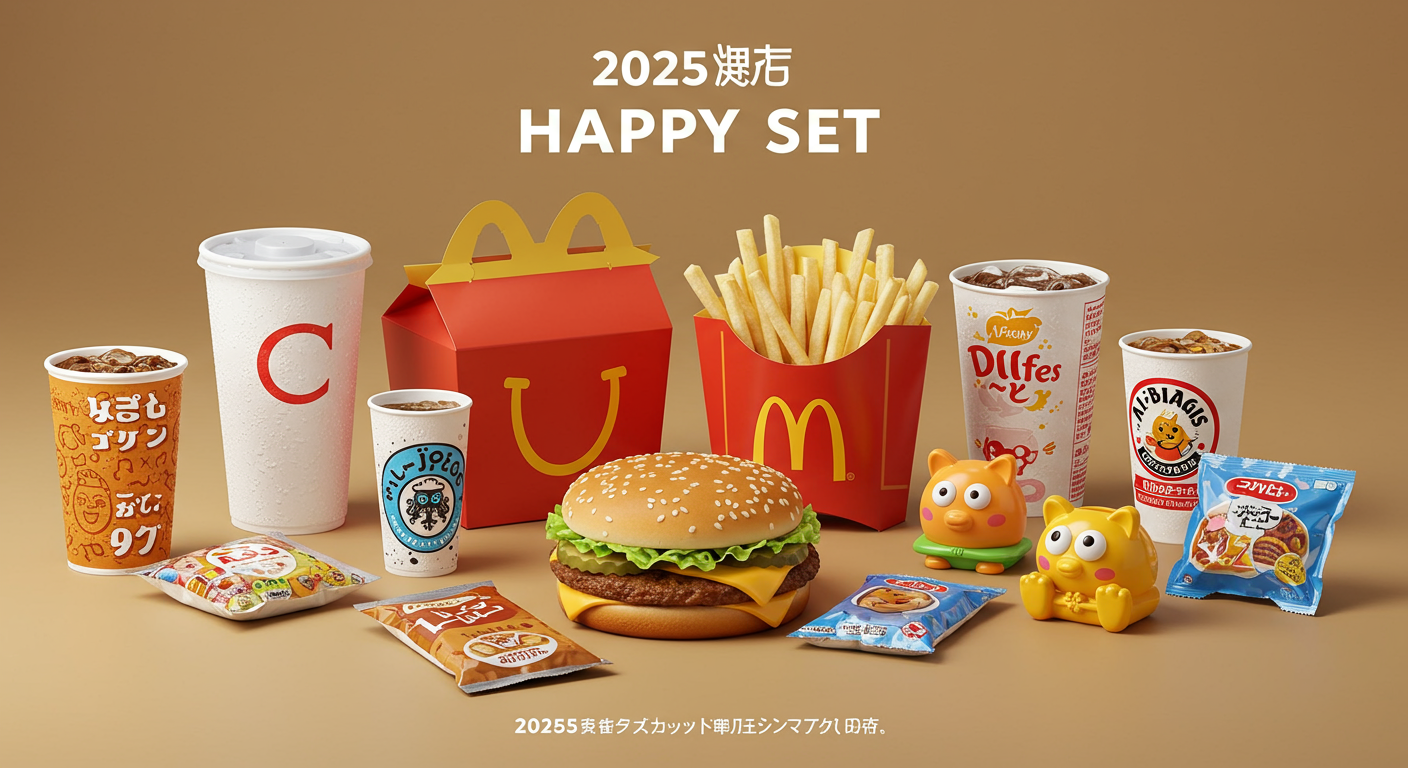 2025년 일본 해피밀, 뭐가 달라졌을까?