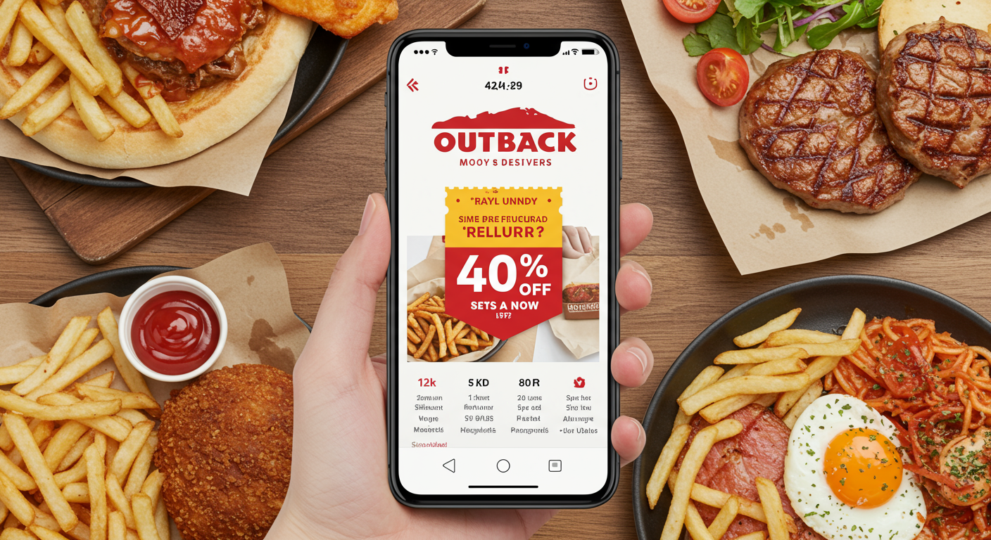 아웃백 배달 할인! 이렇게 하면 최대 40% 아낄 수 있어요