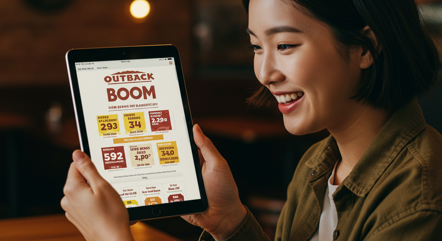 BOOM 멤버십으로 더 큰 아웃백 배달 할인받아요