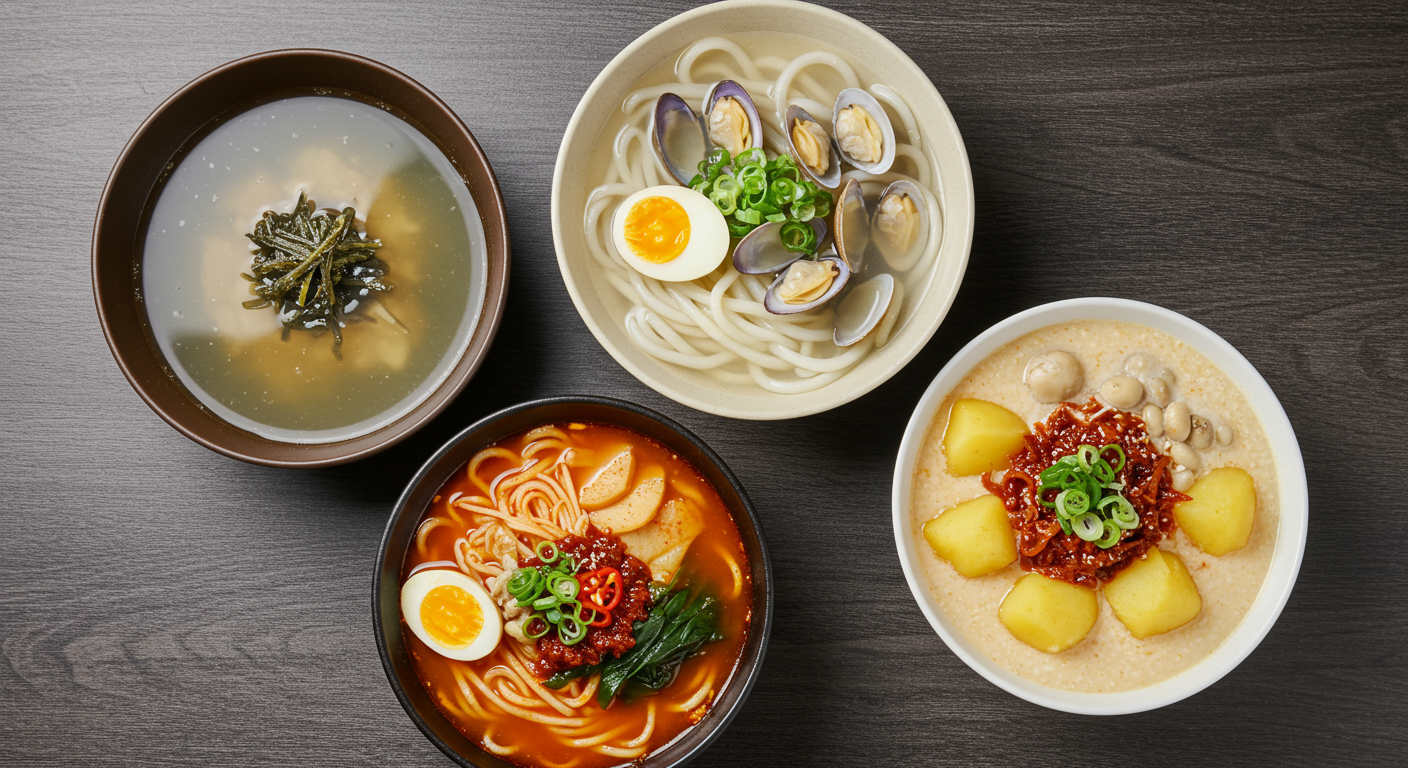 맛있는 칼국수, 종류가 이렇게 많아요!