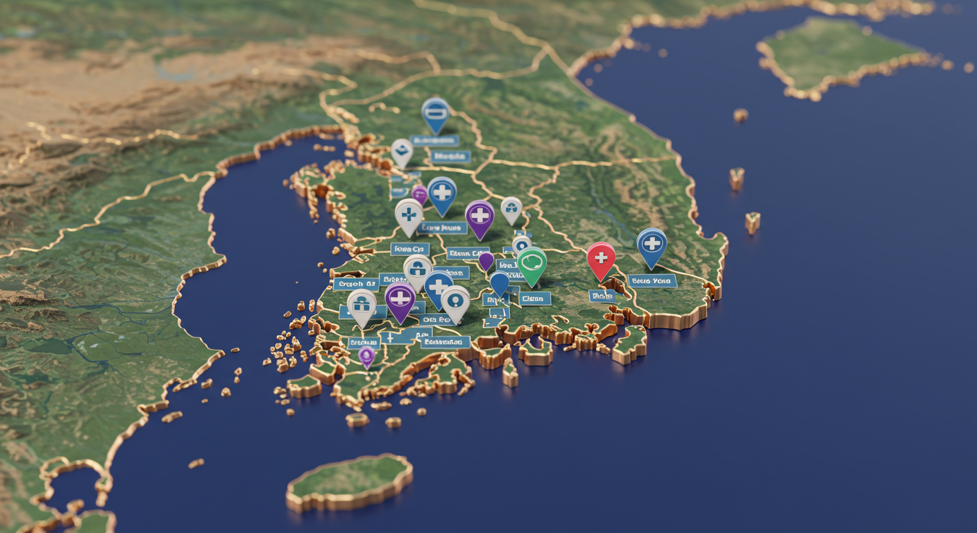 전국 어디서 모커리 한방병원을 만날 수 있나요?