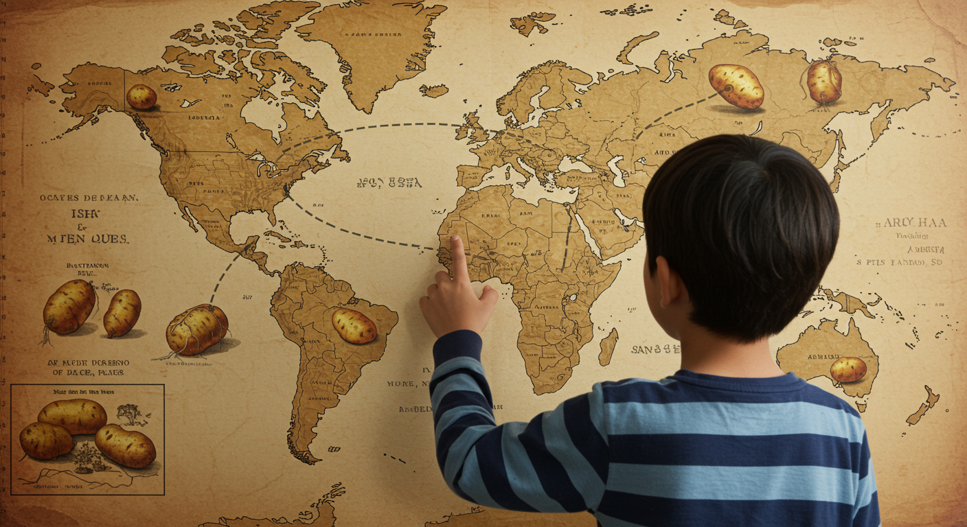 감자는 어디서 왔을까요? 옛날이야기 속 감자!