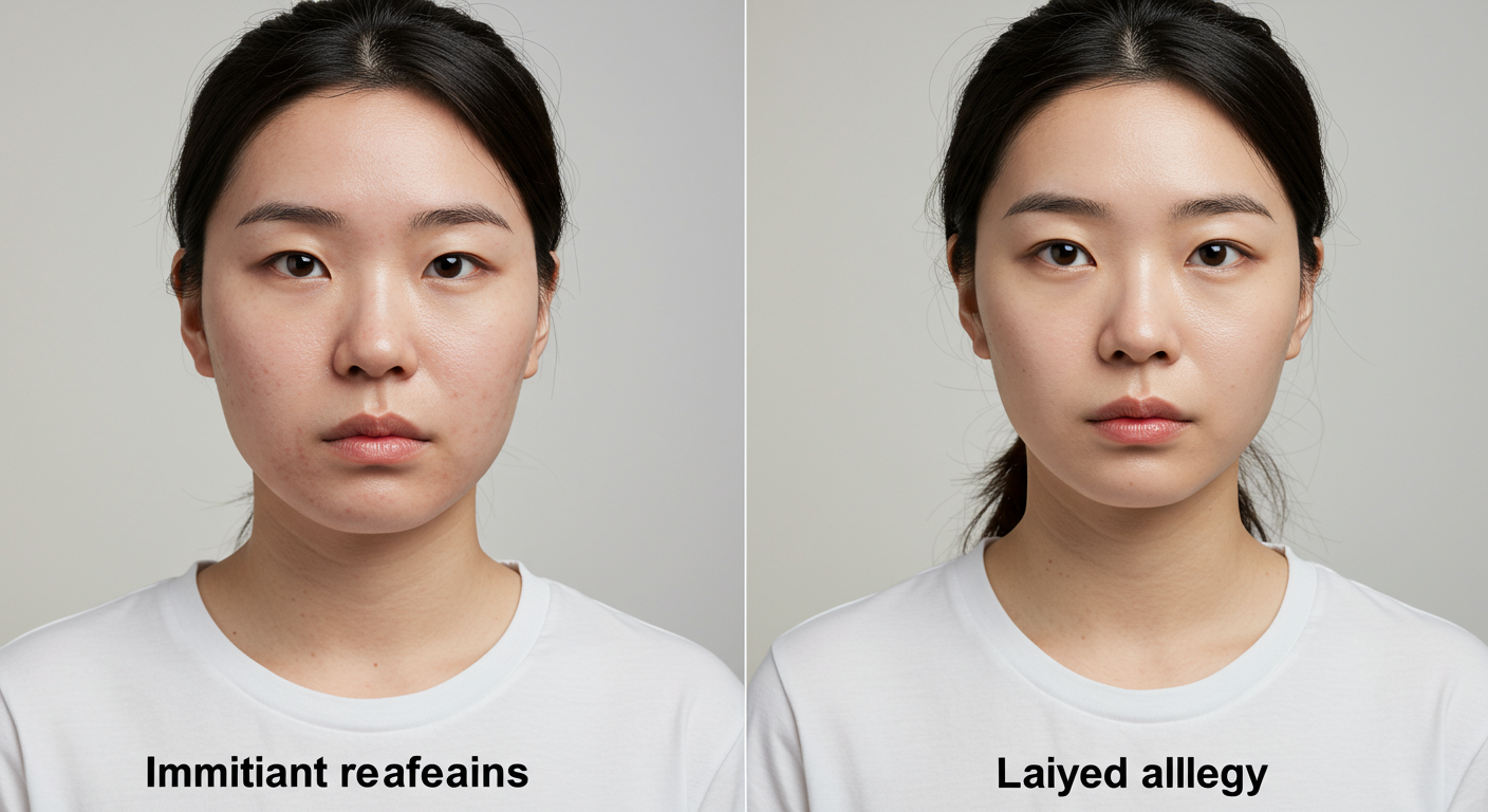 급성 알러지와 뭐가 다를까요?