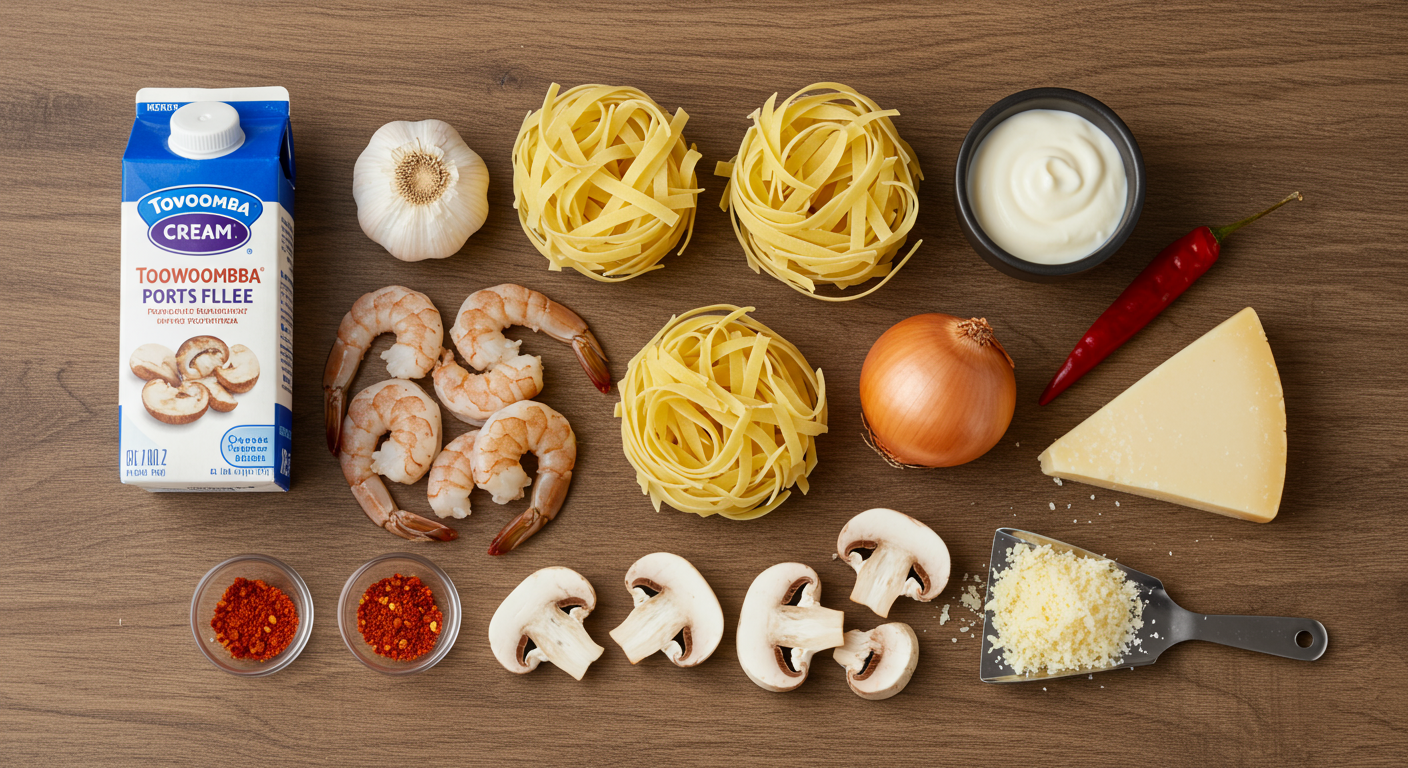 투움바 파스타의 주요 재료