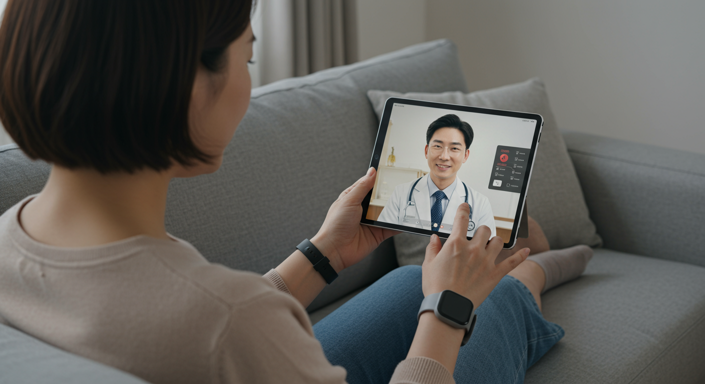 병원 안 가도 괜찮아요! '원격진료'가 있으니까요!