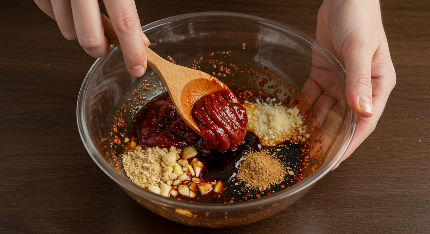 등갈비김치찜 황금 양념장 레시피의 비밀 (맛의 핵심)