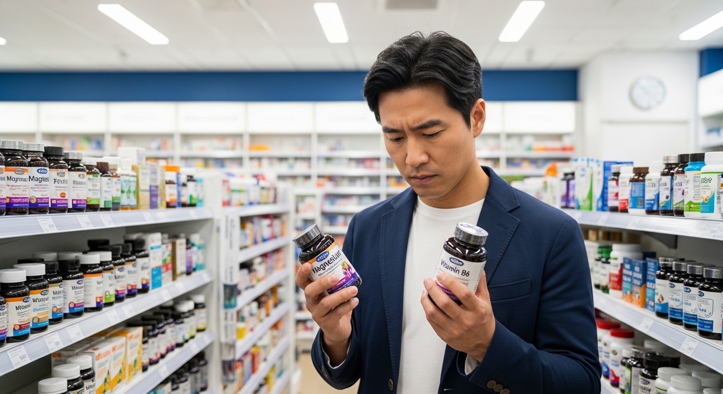 2026년 추천 1위: 솔가 마그네슘 B6 콤보