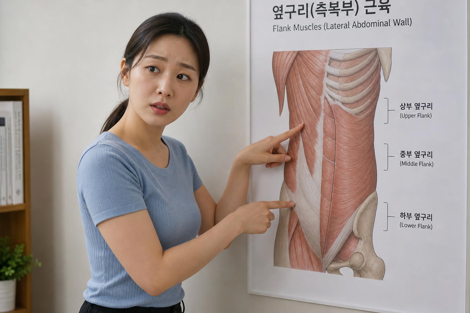 오른쪽 옆구리 통증, 위치별로 어떤 장기를 의심해야 할까요?