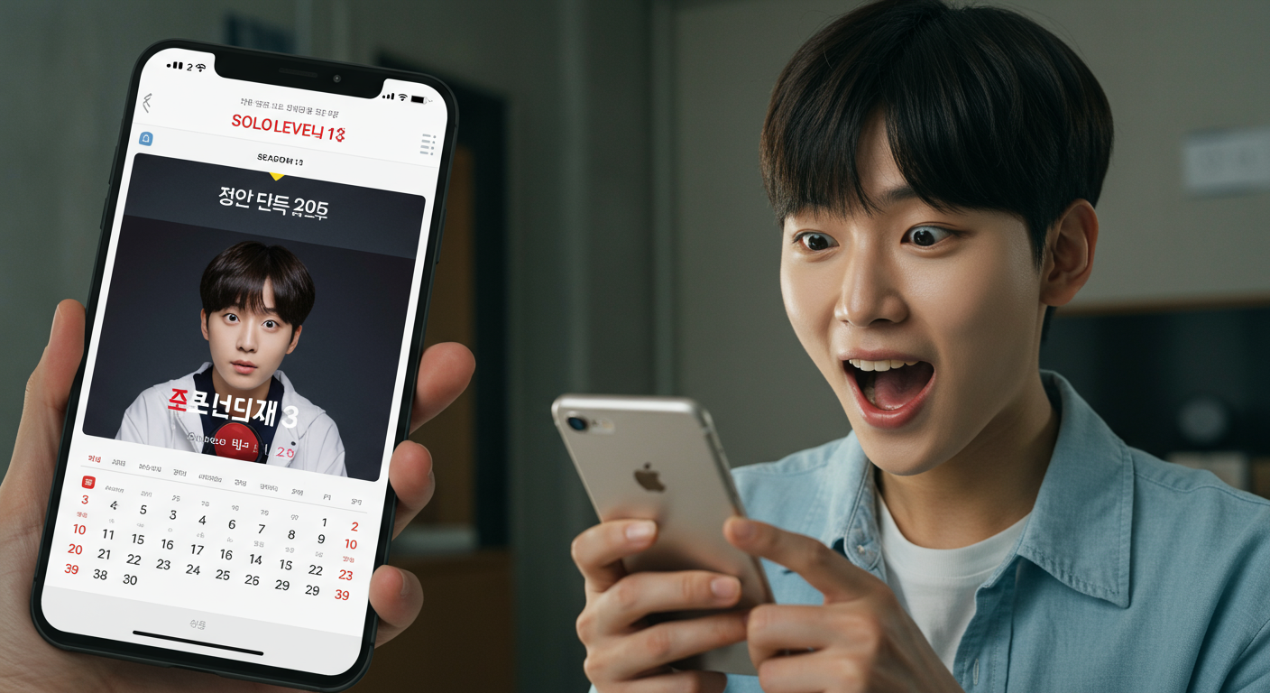 나혼자만 레벨업 3기, 드디어 시작! 방영일과 일정은?
