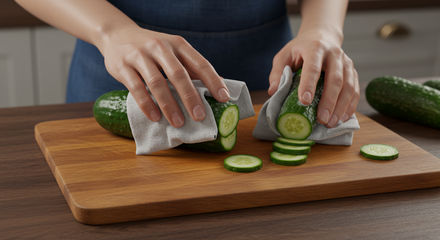 오이지 세척부터 물기 제거까지, 완벽 준비 팁