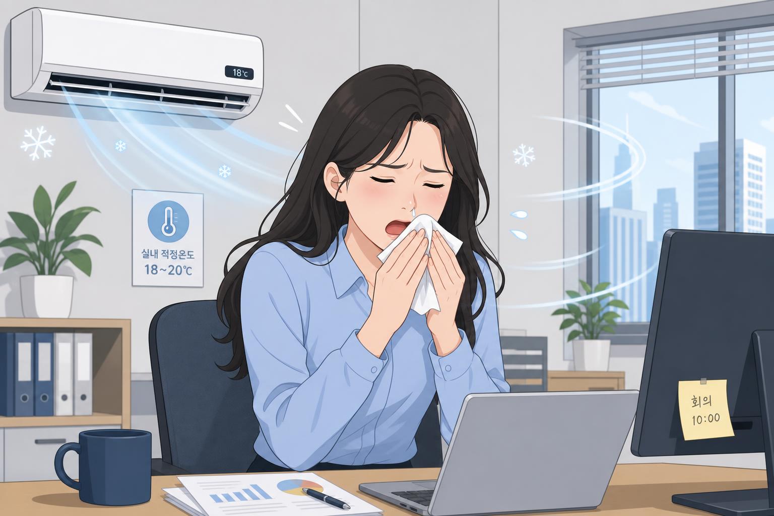감기와 헷갈리는 호흡기 증상: 콧물, 기침, 재채기