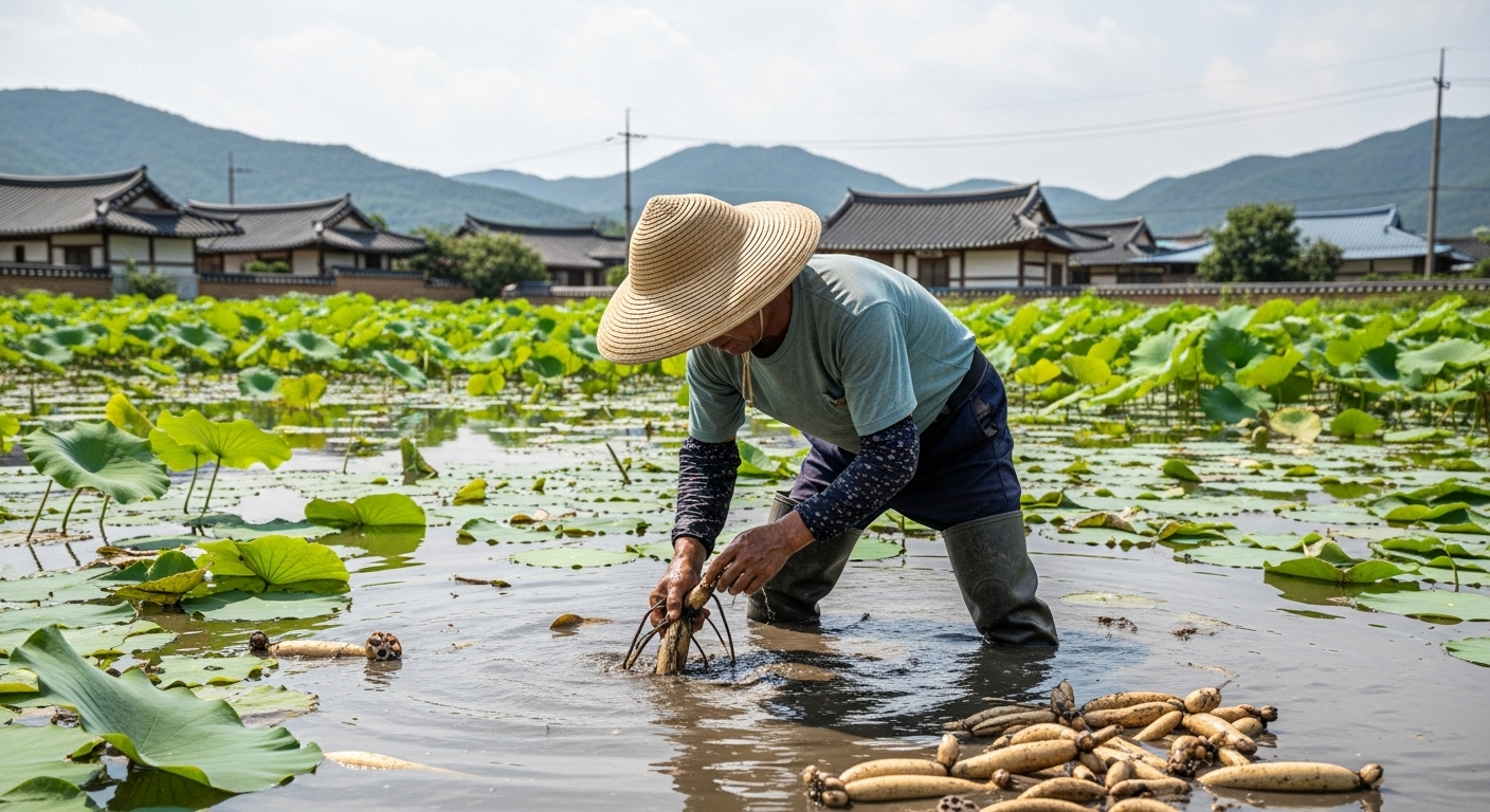 한국에서 연근이 특별한 이유, 재배 역사와 지역별 특징