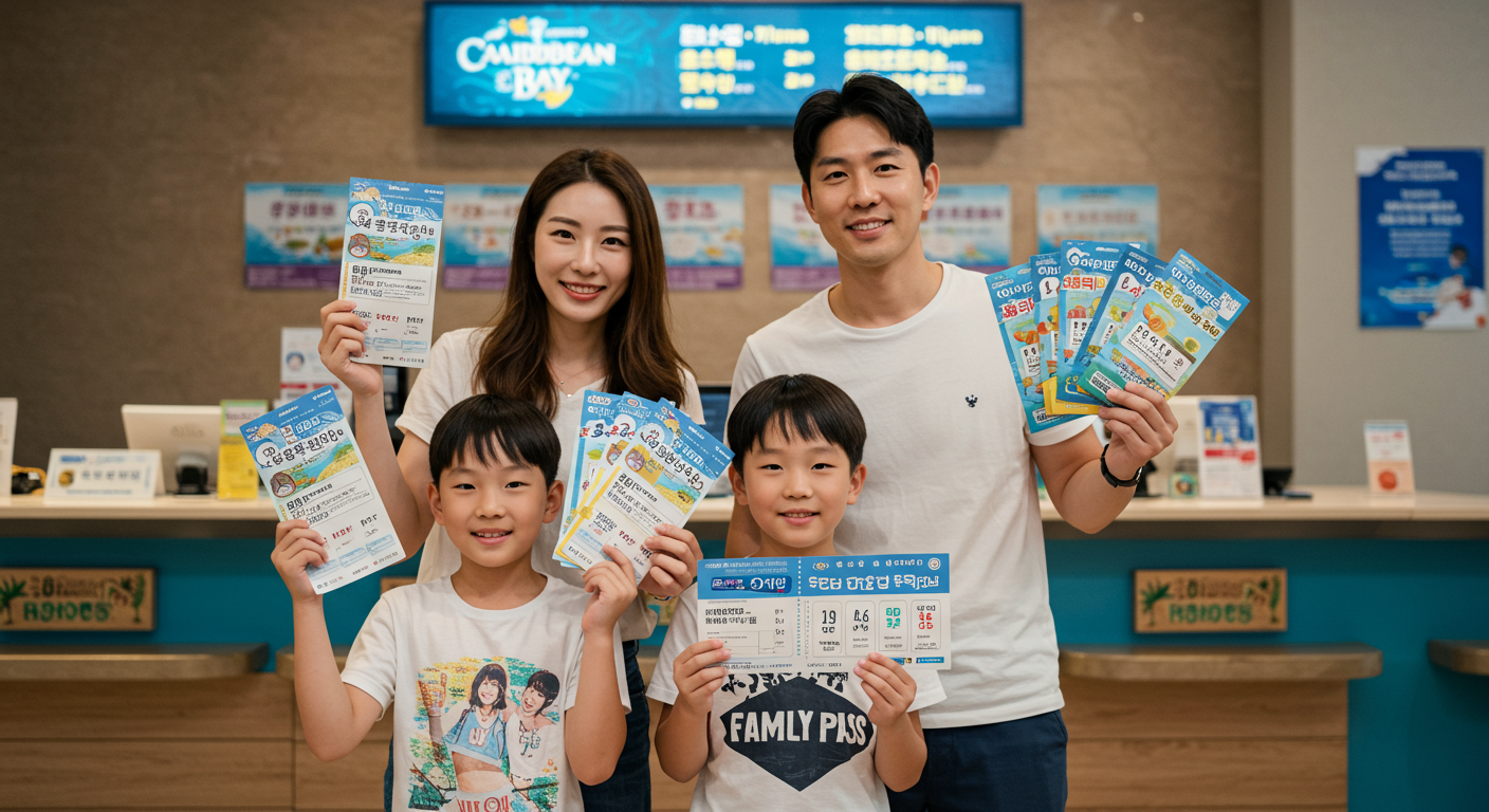 캐리비안베이 입장권, 어떤 종류가 있을까요?