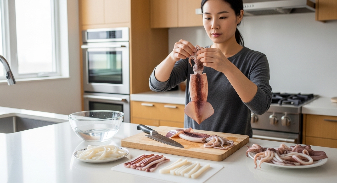 맛있는 오징어 고르기부터 완벽 손질 꿀팁