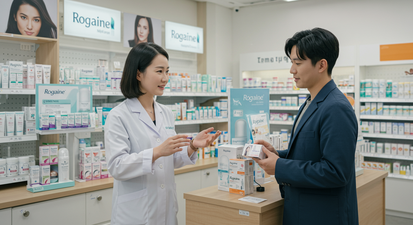 로게인폼, 약국에서 어떻게 구매하나요?