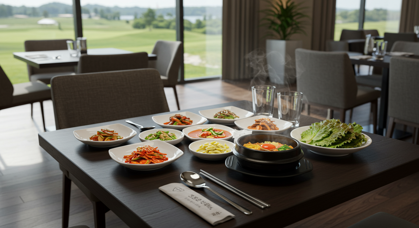 캐슬파인 CC 안에서 즐기는 맛있는 식사 🍽️