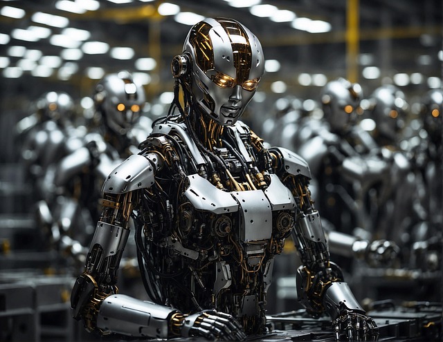 로봇이 스스로 움직이는 생산 라인