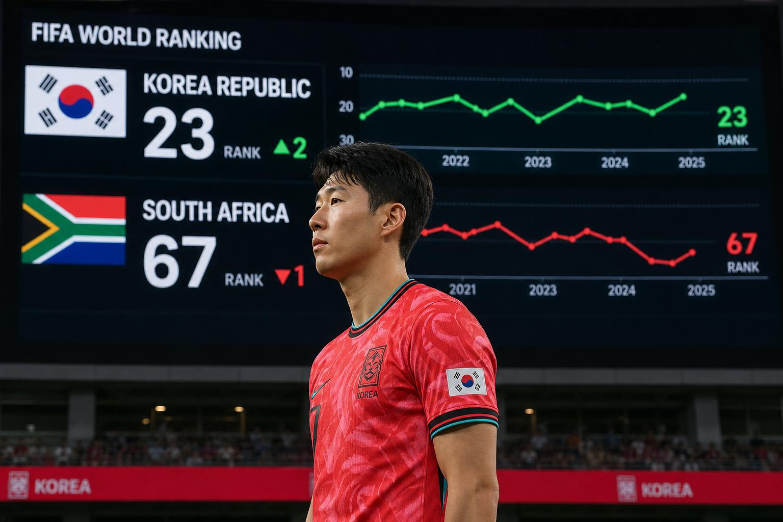 FIFA 랭킹과 역대 전적, 한국이 정말 유리할까요?