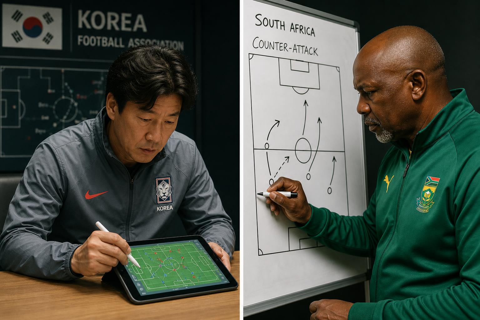 한국의 '점유 축구' vs 남아공 '역습', 어떤 경기가 펼쳐질까요?
