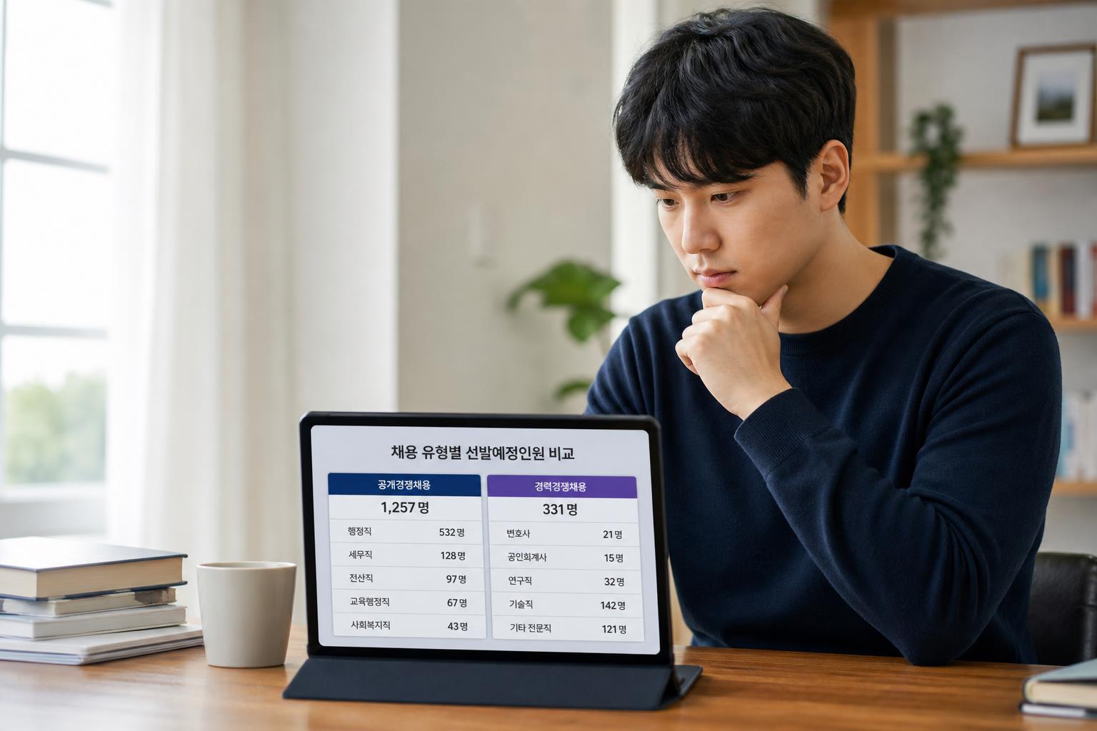 모집 인원, 직렬, 전형 유형 상세 분석