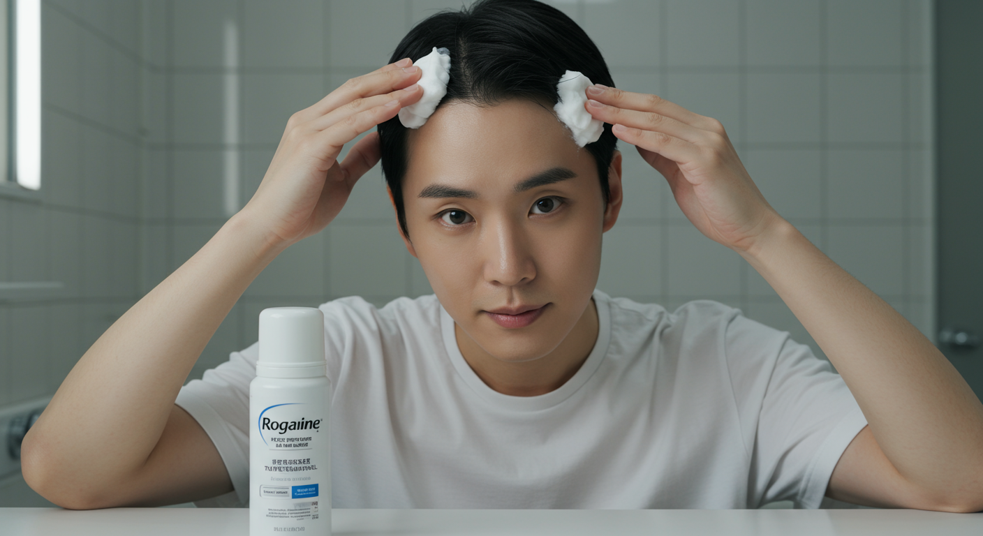 로게인폼 도포기, 올바른 사용법과 권장량! 📝