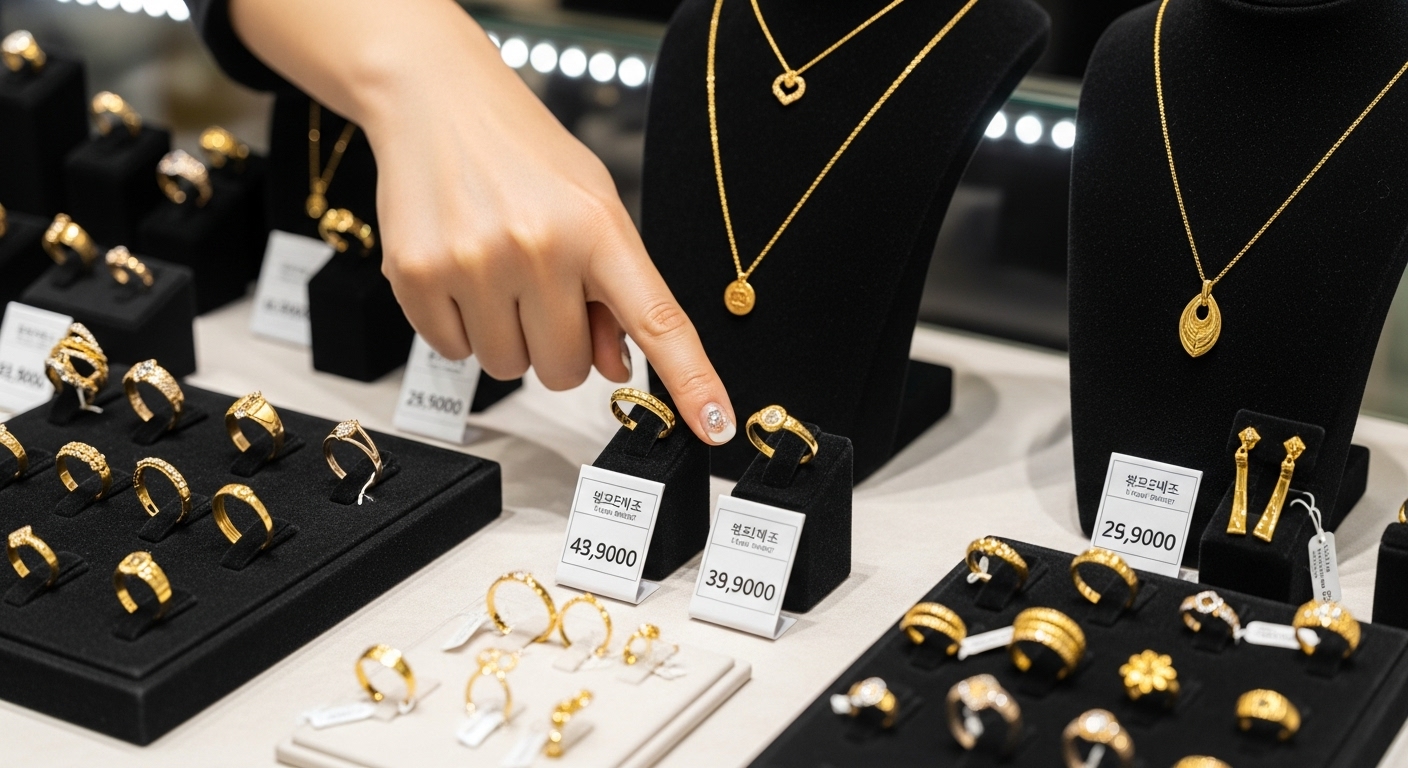 14K 금 주얼리, 시세랑 뭐가 다를까요?
