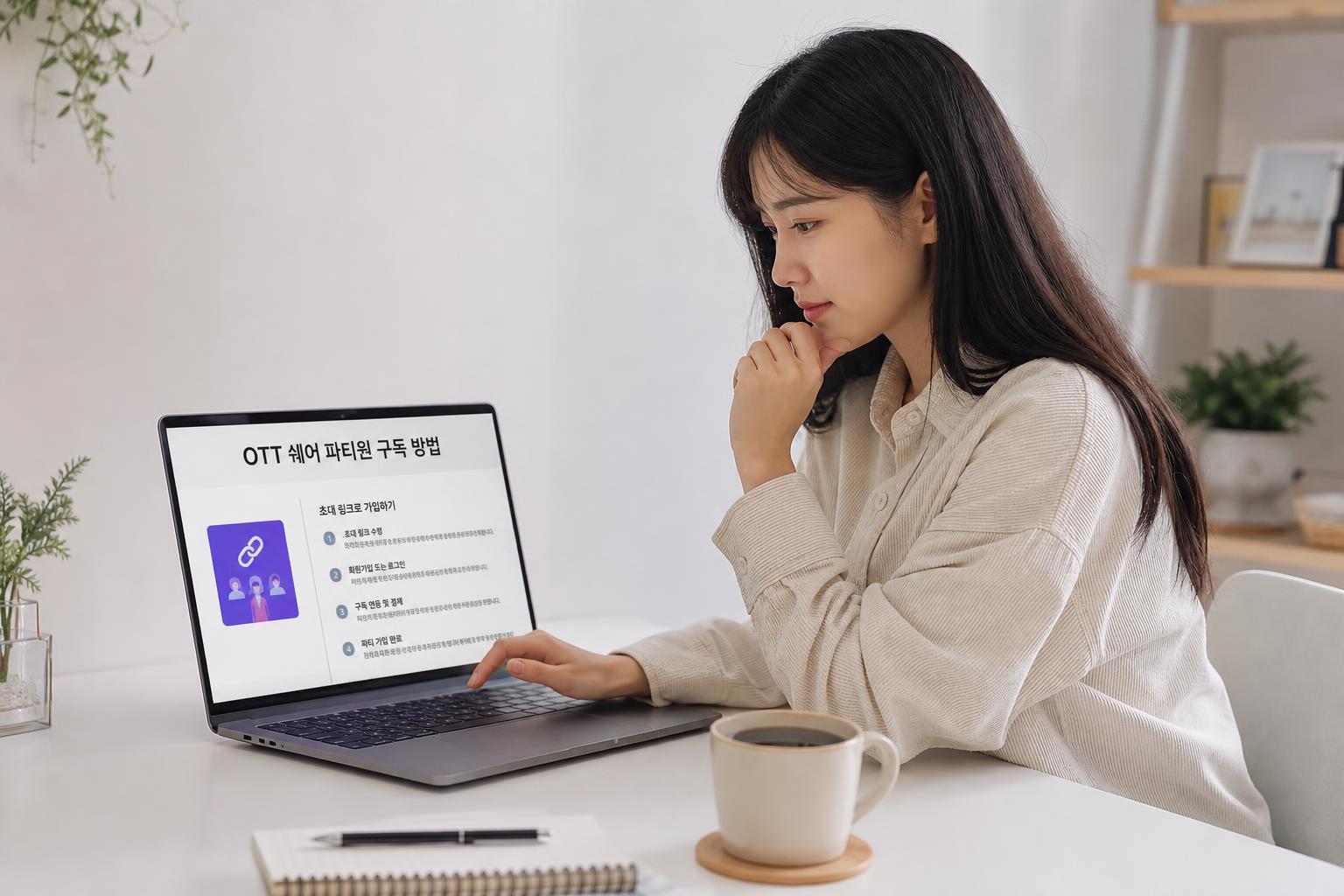 OTT쉐어 이용 방법: 파티장과 파티원이 뭐예요?