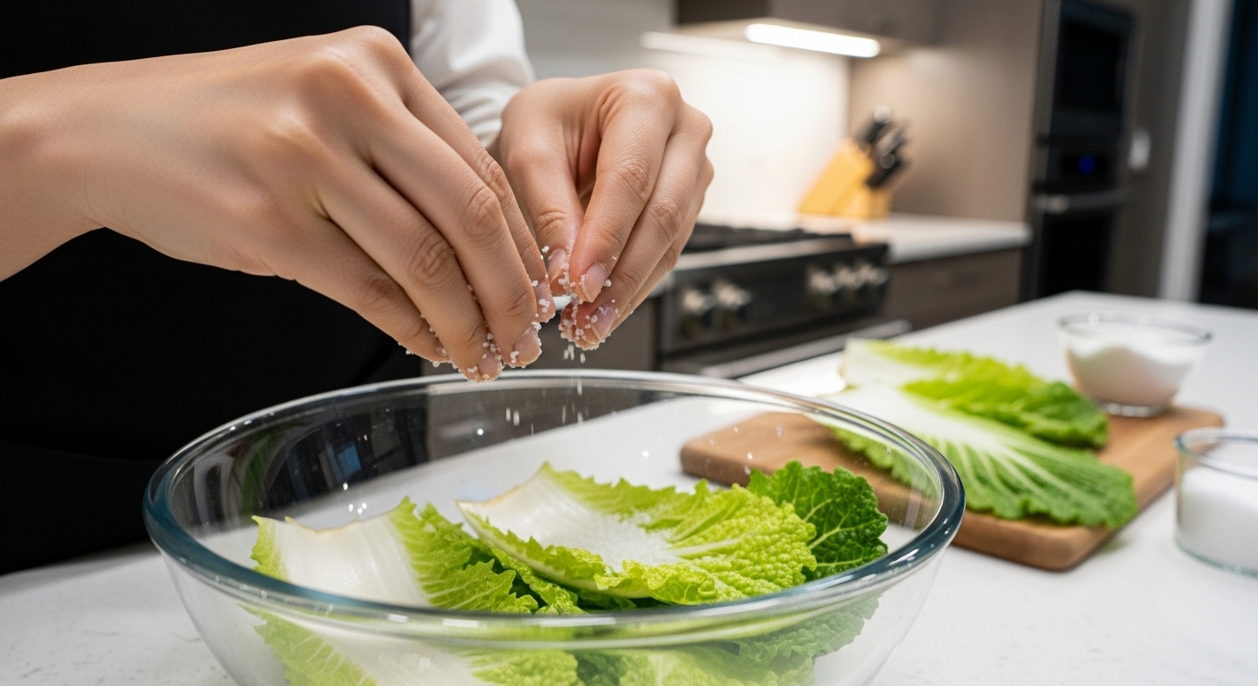 첫 번째 핵심! 배추 절이기, 이렇게 해보세요