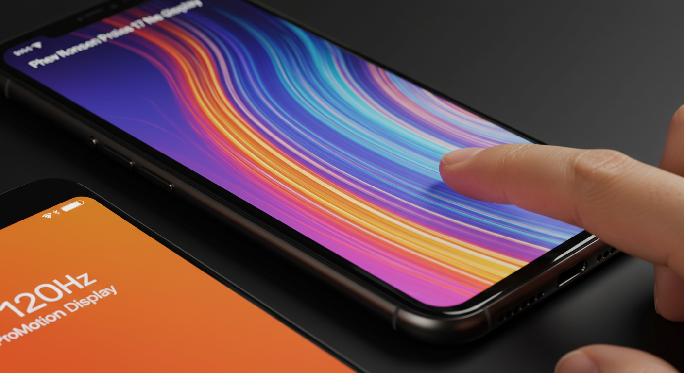 더 선명하고 부드럽게! 모든 아이폰 17에 ProMotion 디스플레이?