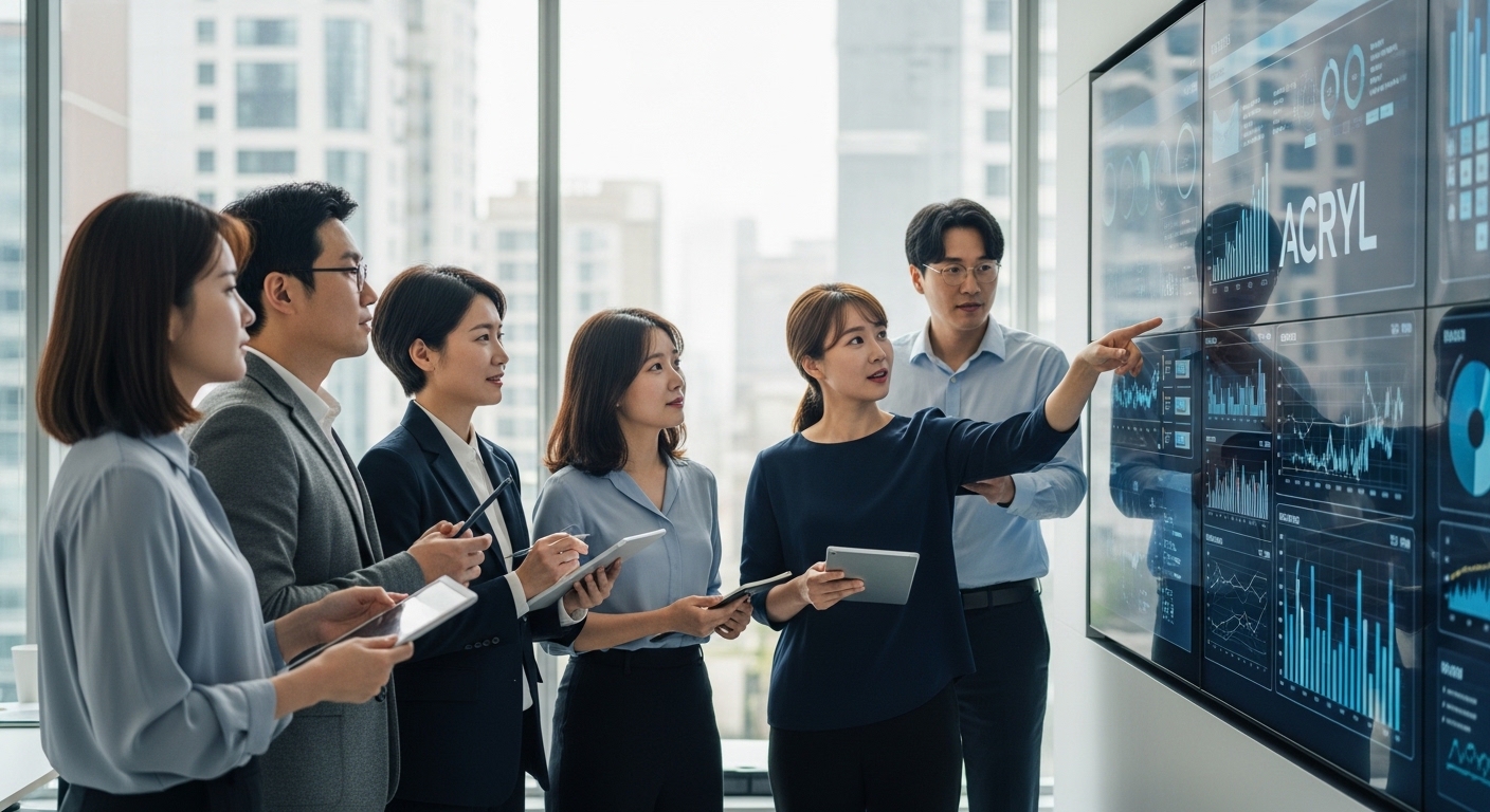 아크릴의 눈부신 성장 과정, 함께 살펴봐요