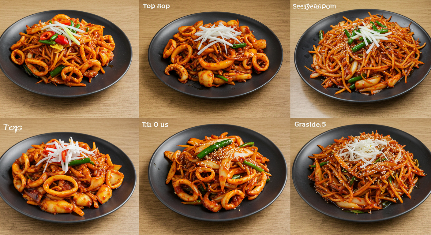 서현동 오징어볶음 맛집 Top 5! 어디가 좋을까요?
