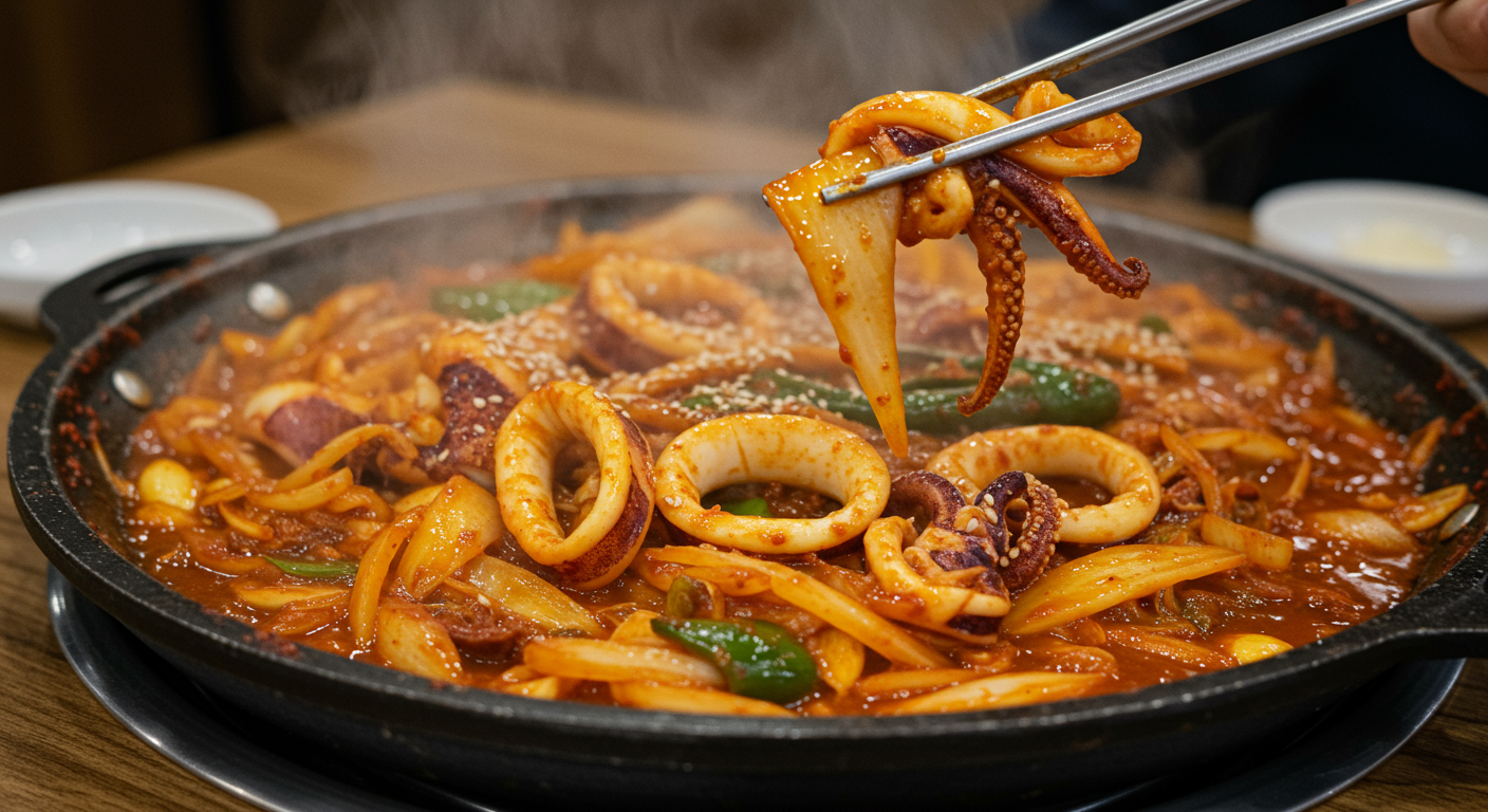 각 맛집별 오징어볶음 특징 파헤치기!